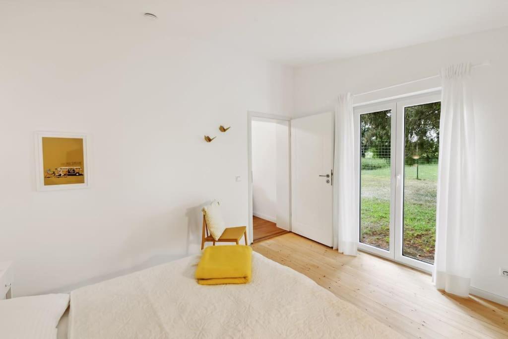 Idylisches Cottage Mit Reh Worthsee Esterno foto