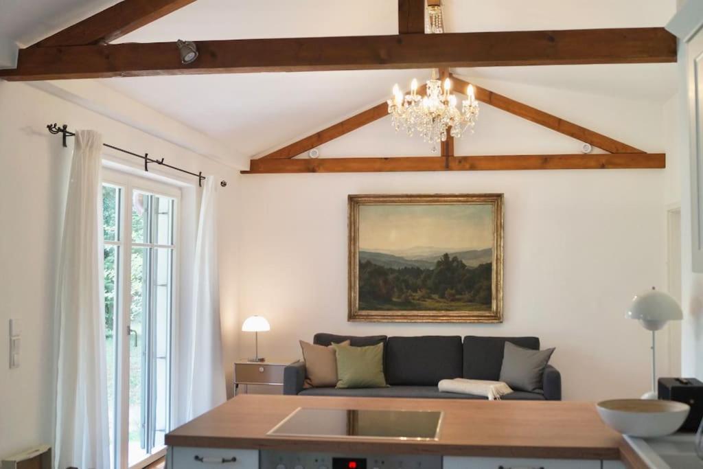 Idylisches Cottage Mit Reh Worthsee Esterno foto